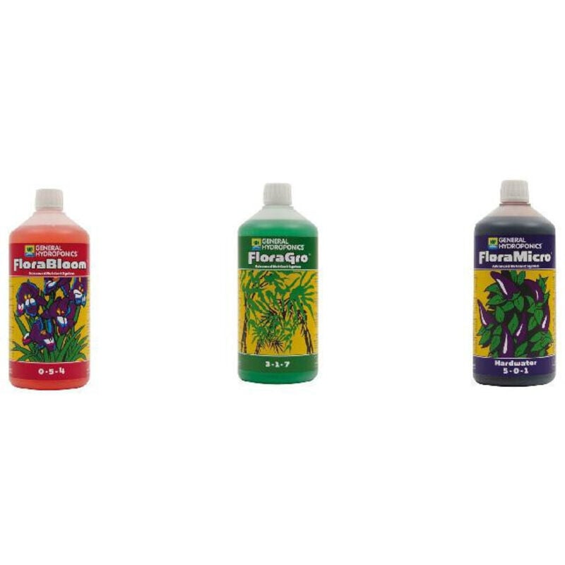 Pack - 1L x2 - Engrais croissance et floraison - Flora Series -Terra Aquatica GHE