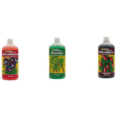 Pack d'engrais croissance et floraison 3X500ml - TriPart -Terra Aquatica GHE