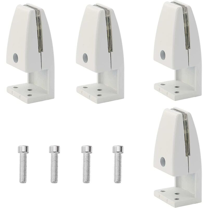 Pack Desk Partition Clips, Aluminum Alloy Sneeze Guard Clips, Classroom Privacy Panel Clips (5-20mm)