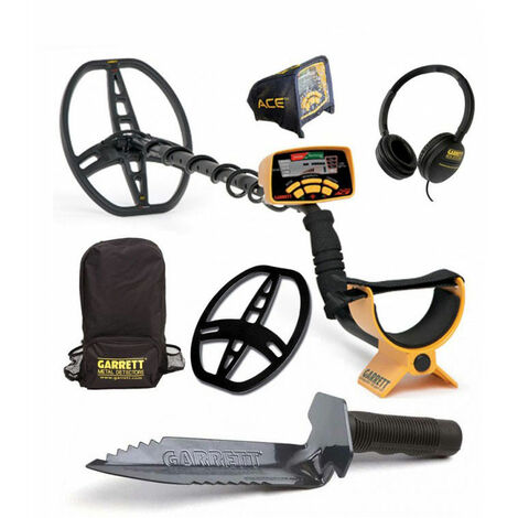 PACK : Détecteur de métaux Garrett ACE + Pelle couteau + Protège disque