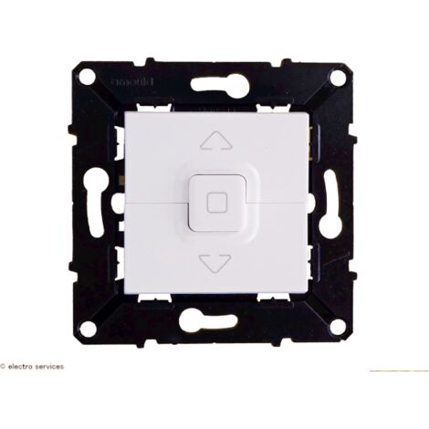 Pack d'interrupteurs et prises – Mécanisme pour volets roulants – Fixation avec vis – Compatible avec plaques Arnould