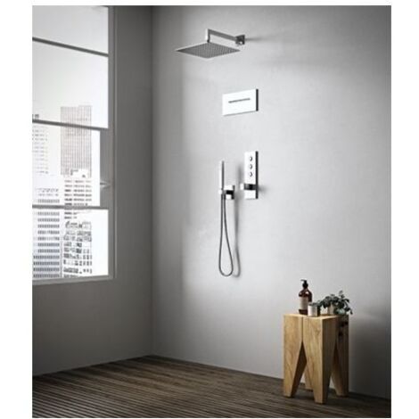 Pack douche encastrée thermostatique THERMO UP QUADRI- CRISTINA ONDYNA -XQD7230