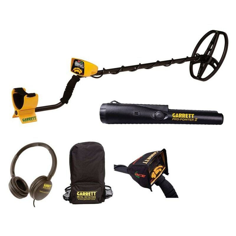 Pack : Détecteur de métaux Garrett euro ace + ProPointer ii + protège disque