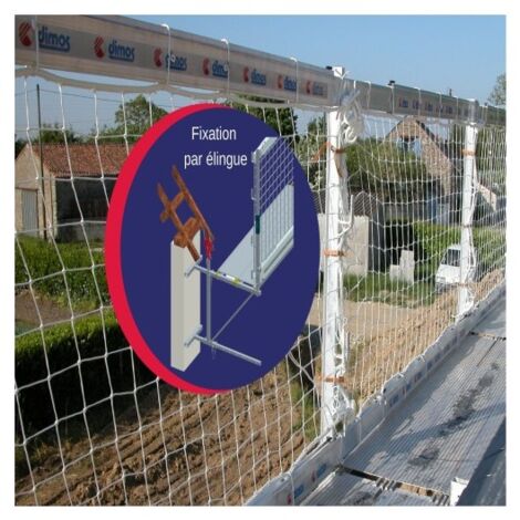 Pack échafaudage de toit acier 6ml avec fixation par élingue - DIMOS - 950 mm