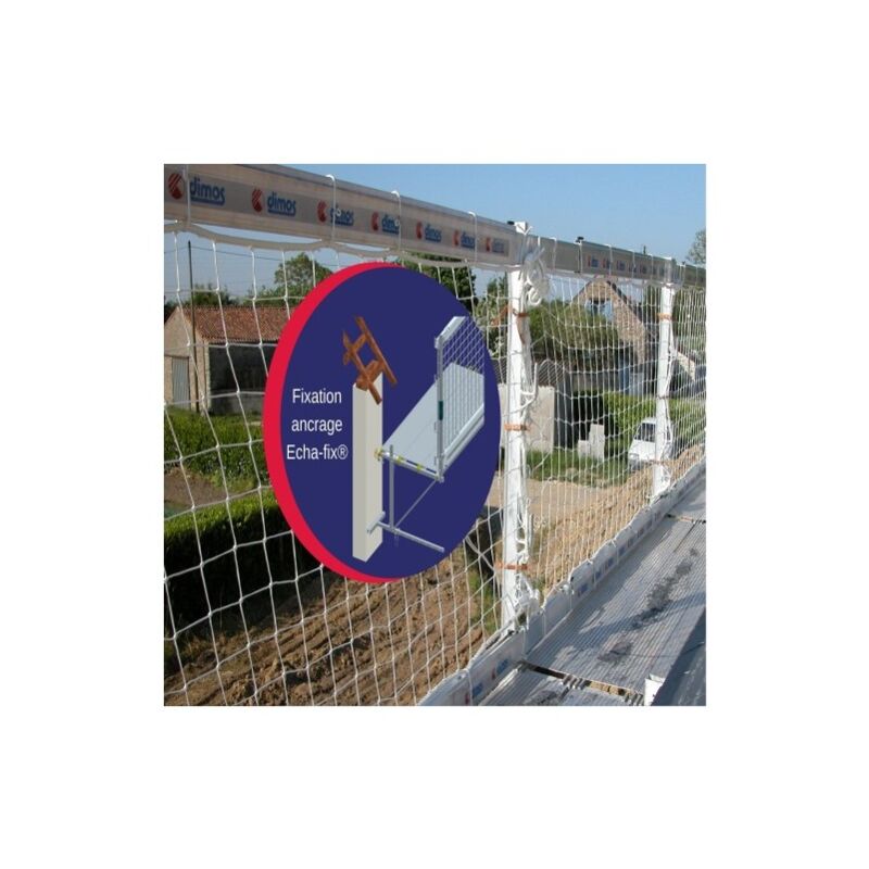 Dimos - Pack échafaudage de toit acier 9ml avec fixation ancrage Echa-fix® 950 mm