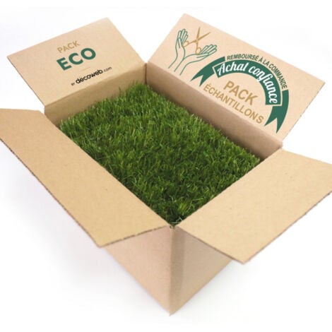 DÉCOWEB Pack échantillons 15x20cm gazons synthétiques ECO