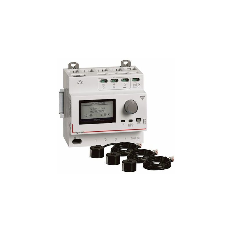Legrand - pack ecocompteur modulaire connecté - drivia with netatmo - avec 3 tores 412033