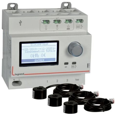 Legrand - Interrupteur horaire programmable digital - multifonction - AUTO  - 2 sorties - 16A - 412641 - ELECdirect Vente Matériel Électrique