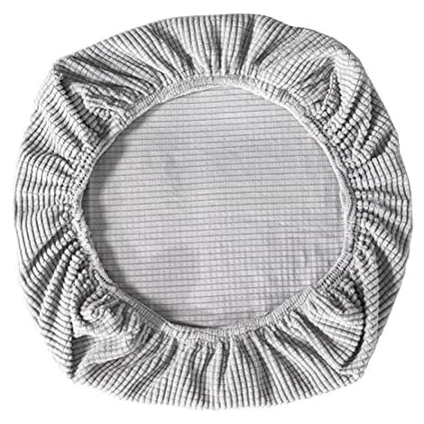 Pack Elastic Spandex Chair Covers Washable Chair Covers for Office Chairs Dining Room Bar Wedding Party Decoration (Silver)
