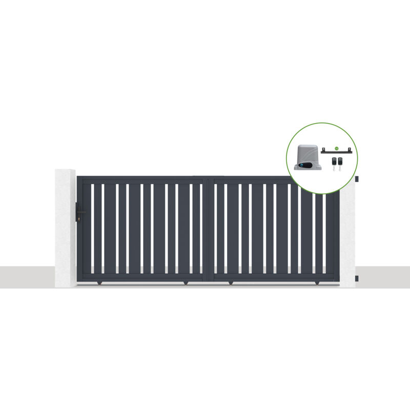 Casanoov - Elektrisches Schiebetor 3, 5x1, 4m Veymont + Motorisierung Ranger C300
