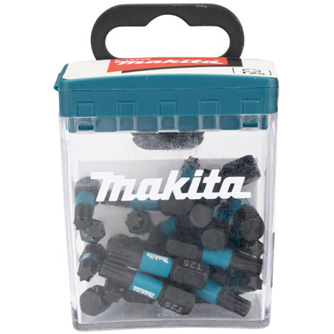 PACK EMBOUT IMPACT BLACK T25 25MM 25PCS MAKITA E-12398
