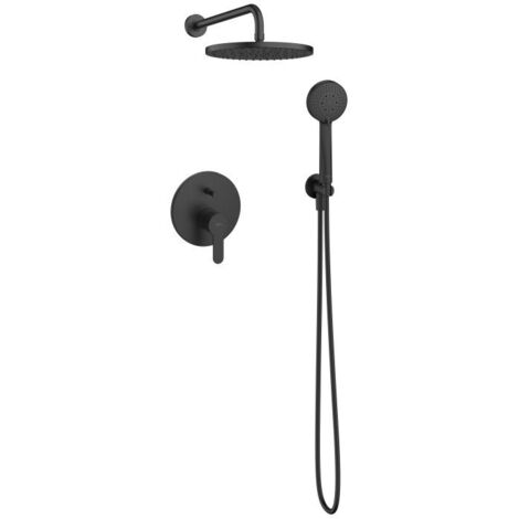 PACK EMPOTRADO BASIC MONOMANDO L20 NEGRO MATE