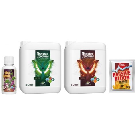 Pack engrais MASTER GROWER 5 litres - Hydropassion