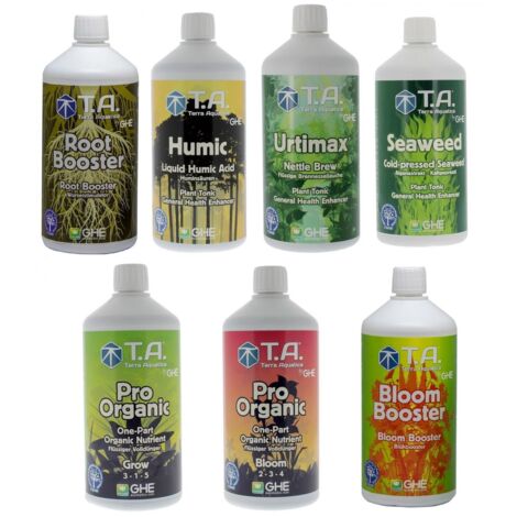 Pack engrais Pro Organic en litre - Terra Aquatica