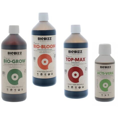 Pack engrais terre BIOBIZZ - 3 x 1 litre