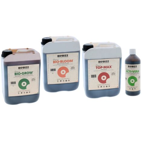 Pack engrais terre BIOBIZZ - 3 x 5 litres