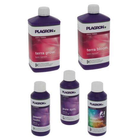 Pack engrais terre PLAGRON en litre + stimulants