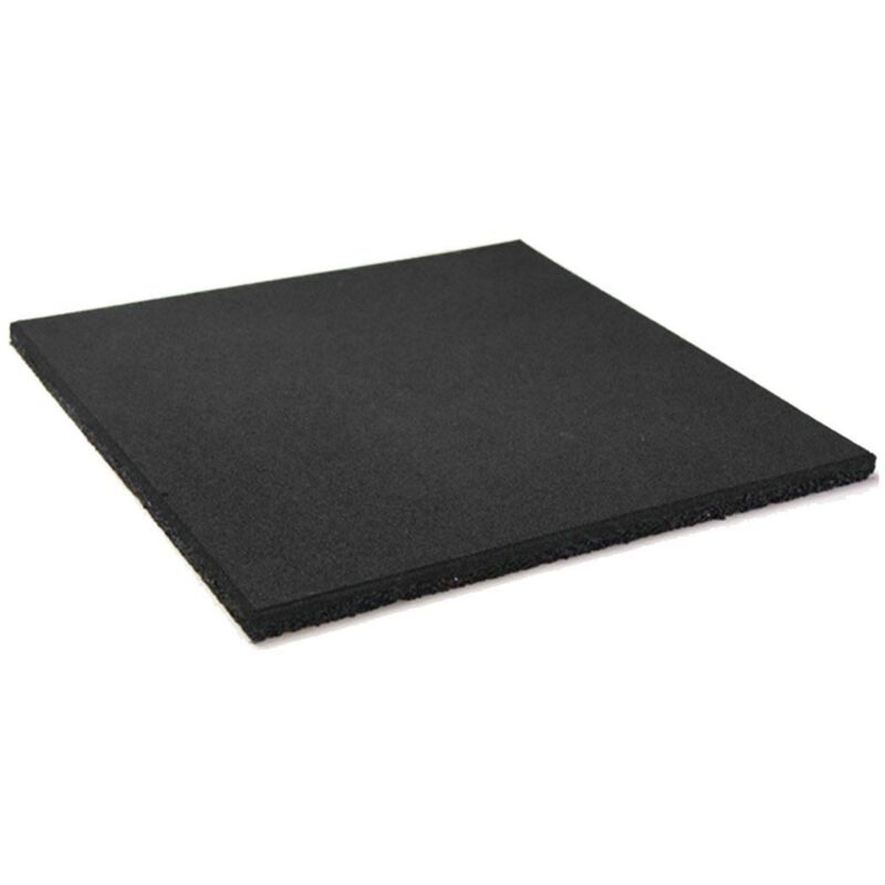 

Pack Entrena - Loseta de caucho Maciza Profesional Negra - 50x50 - x8 losetas