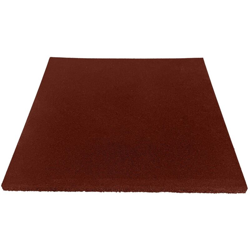 

Pack Entrena - Loseta de caucho Maciza Profesional Roja - 50x50 - x8 losetas