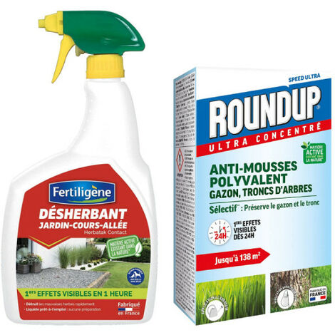 Roundup Désherbant Total Puissant Roundup concentré Jardin 250ML