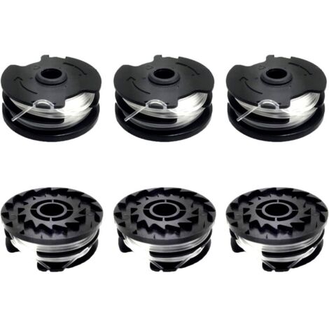 Pack Ersatzfadenspulen für LIDL Parkside, Ersatzspulen für LIDL Parkside Rasentrimmer PRTA 20-Li A1, B2, C3, PRT 550 A1, A3, PRT 300 A1 - 2 x 4 m 1,6 mm FLITI