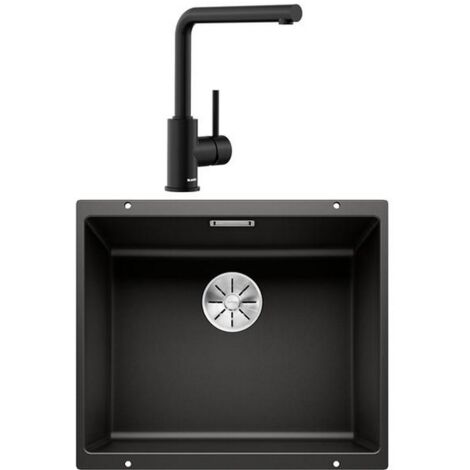 Pack évier et mitigeur noir - Blanco - 528444