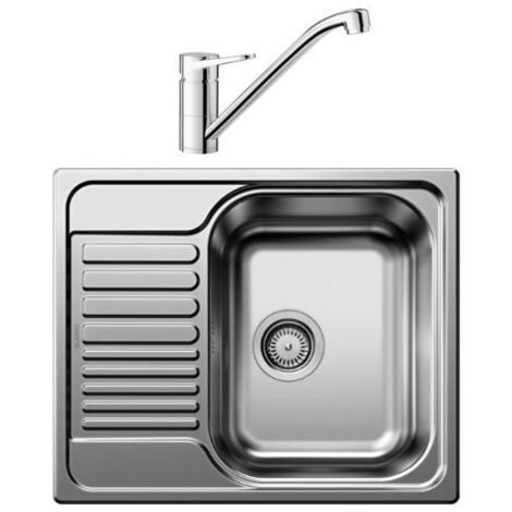 Pack évier inox + mitigeur chromé - Blanco - 527908
