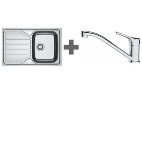Pack évier inox + mitigeur chromé - Franke - 464467