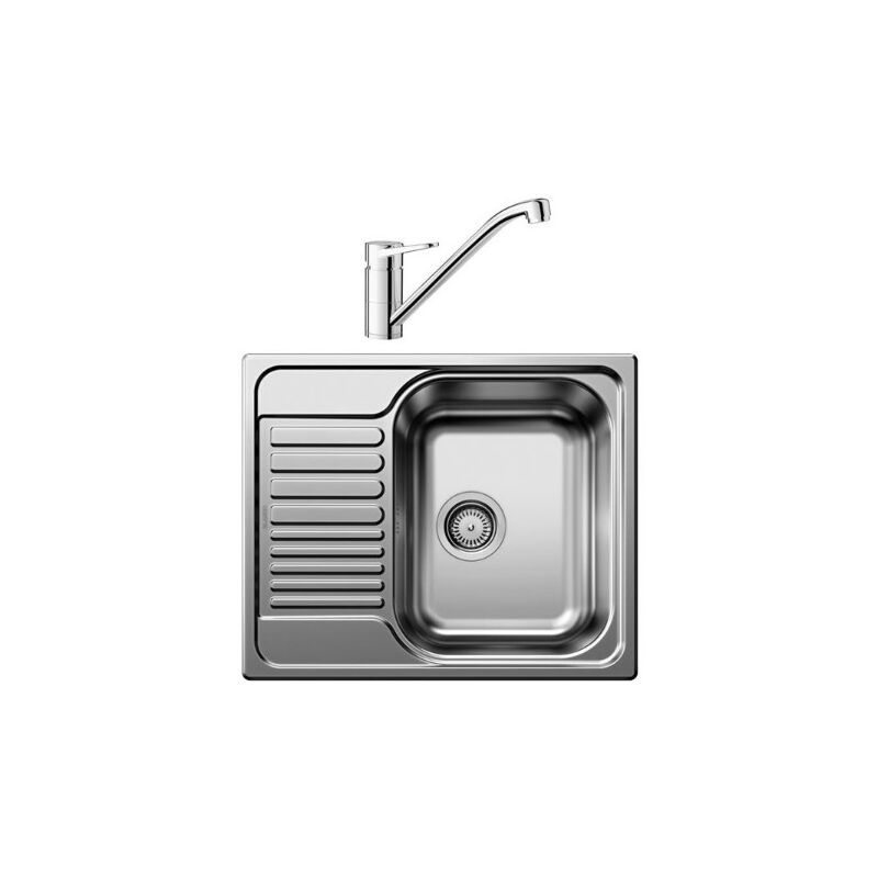 Blanco - Pack évier inox + mitigeur chromé 527908