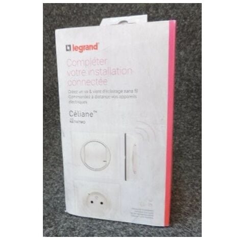 Pack extension 3 appareillages blanc Céliane pour 1 piece supplementaire sur installation sans fil with Netatmo LEGRAND 067630