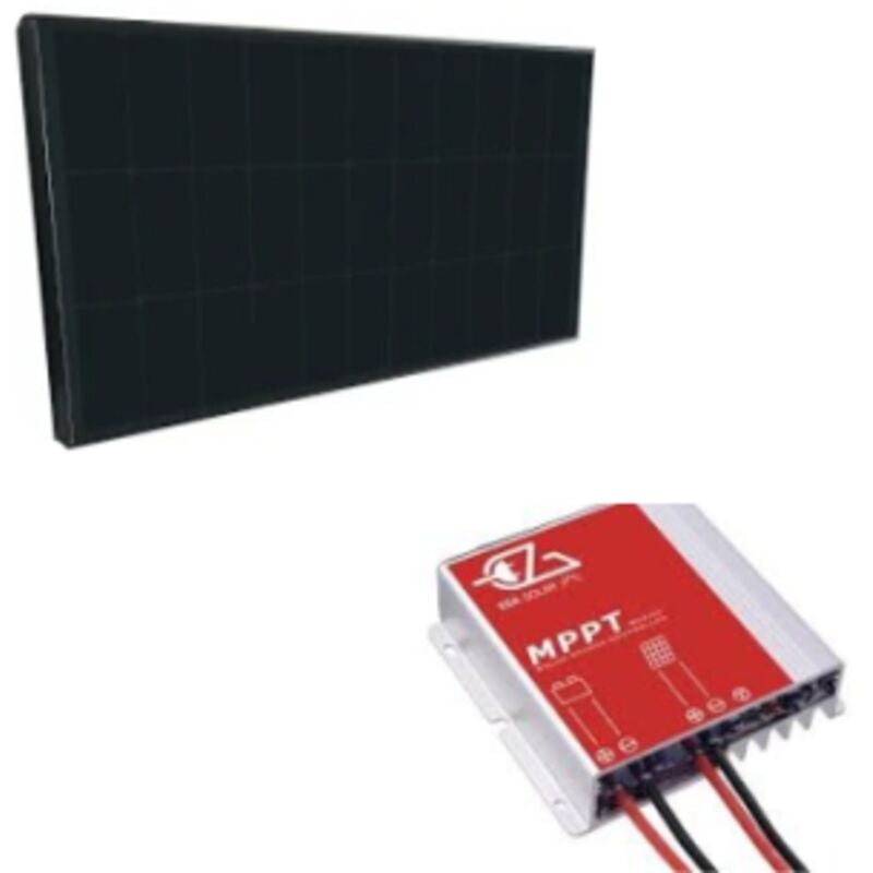 Pack EZA Panneau solaire 130W Camping car + Régulateur solaire mppt 15A