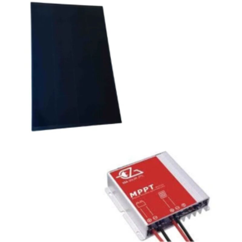 Pack EZA Panneau solaire 200W Camping car + Régulateur solaire mppt 15A