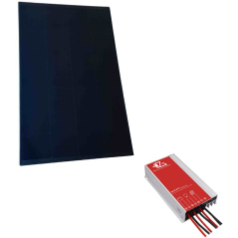 PACK EZA Panneau solaire IBC 250W + Régulateur solaire MPPT Bluetooth 15A