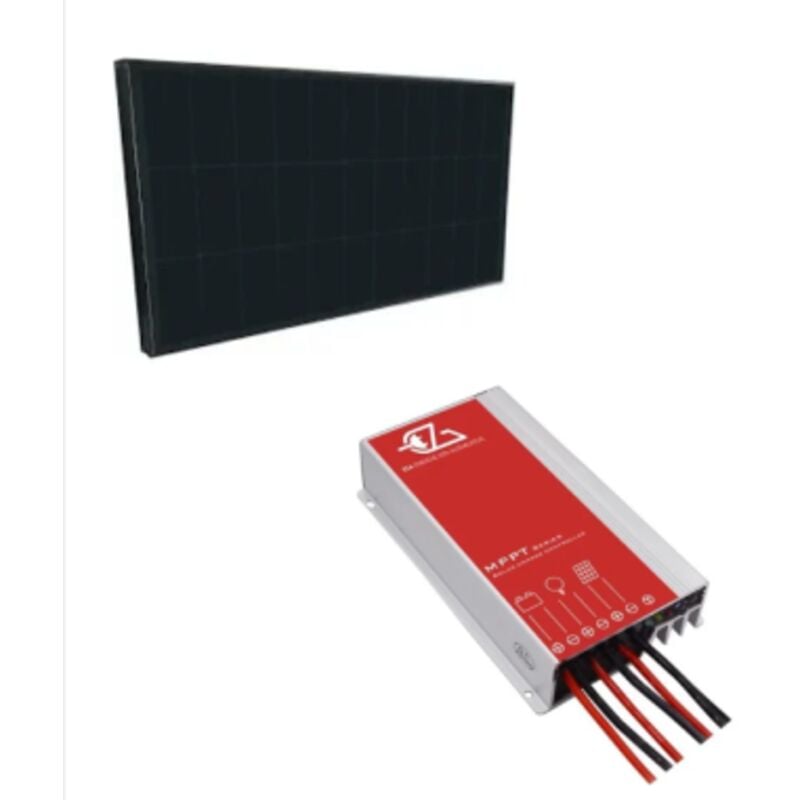 Pack EZA Panneaux solaires ibc 130W + Régulateur solaire mppt Bluetooth 15A