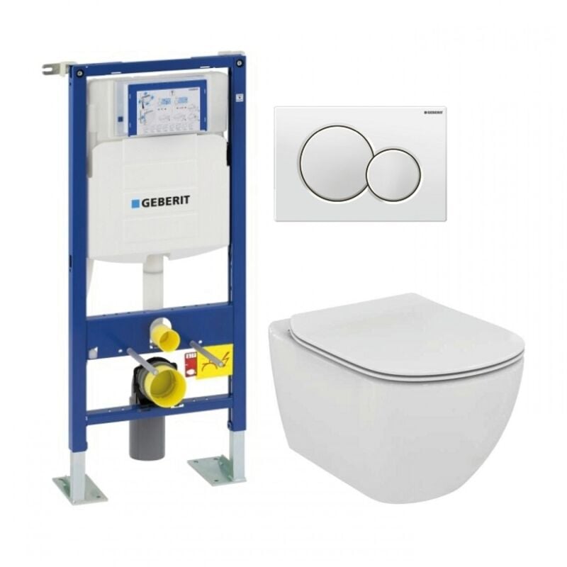 Geberit - Pack wc UP320 + Cuvette AquaBlade tesi + Sigma blanche
