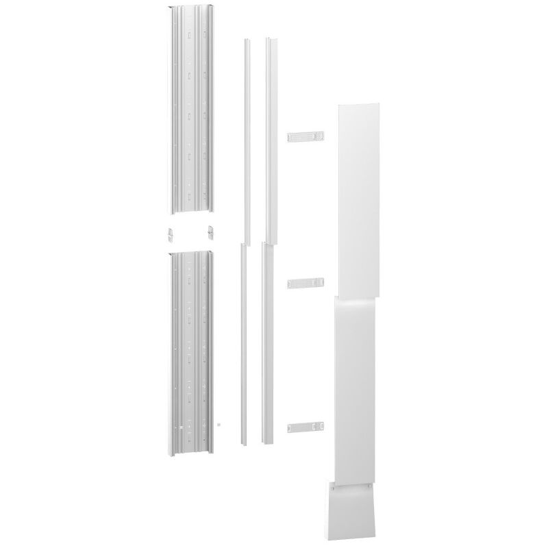 Schneider Electric - Resi9 - kit goulotte 13M - 2 parties - corps - capot - cloisons - capot erdf (R9HKT13)