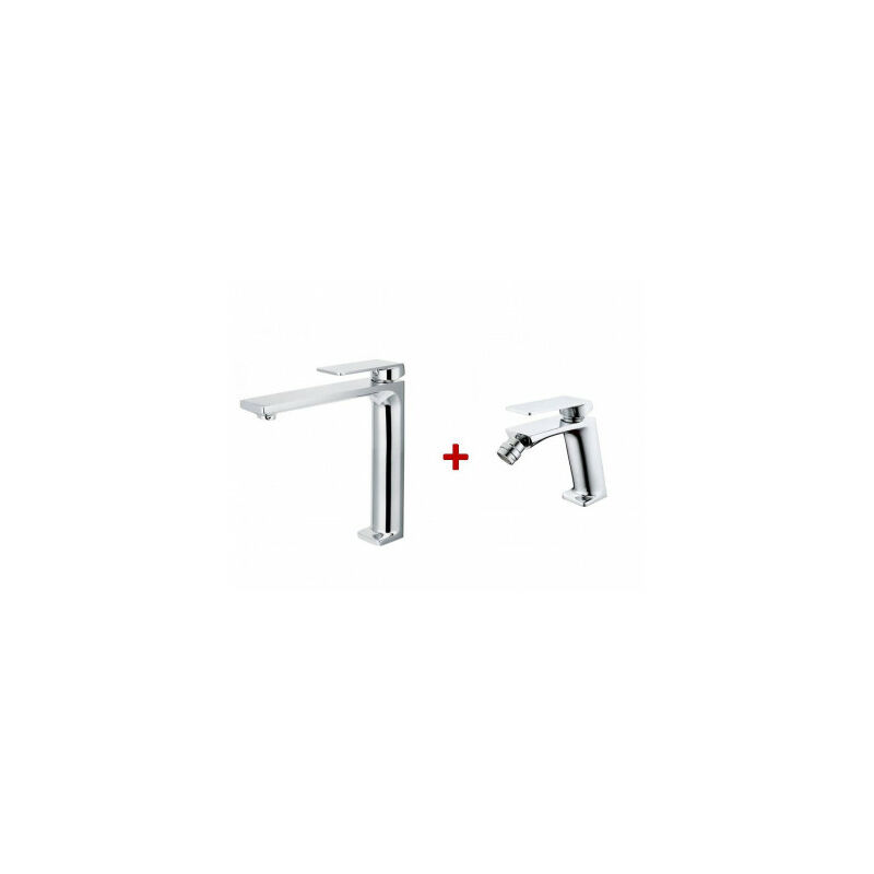 

Pack Grifo De Lavabo Alto + Grifo De Bidet Imex - Serie Fiyi