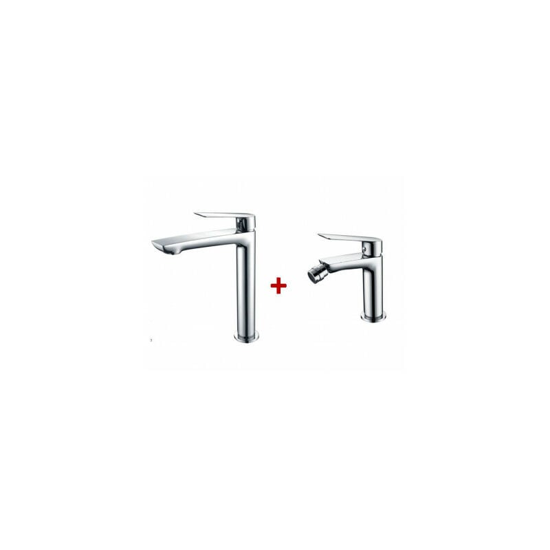 

Pack Grifo Lavabo Alto + Grifo Bidet Imex - Serie Luxor