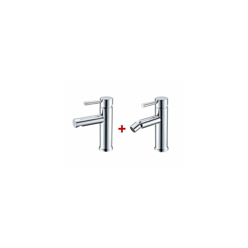 

Pack Grifo Lavabo + Grifo Bidet Imex - Serie Milan