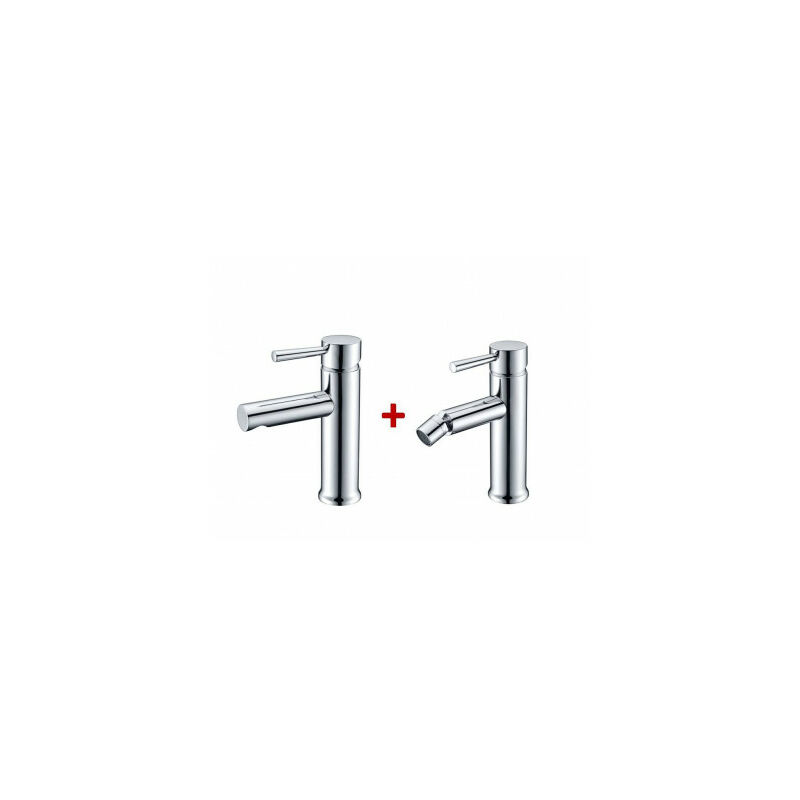 

Pack Grifo Lavabo + Grifo Bidet Imex - Serie Milan