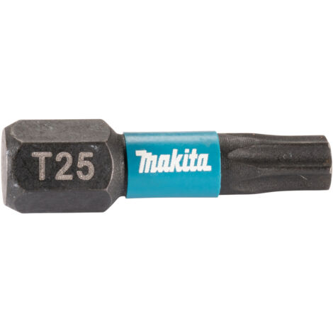 PACK IMPACT BLACK T25 25MM 25PCS X12 MAKITA E-12398-12