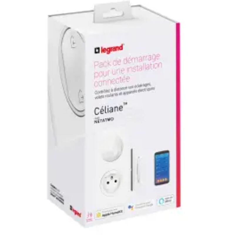 Legrand - celiane wn pack commande gle bl -