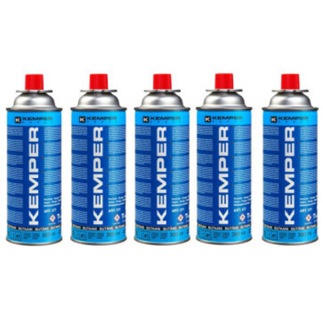 Pack KEMPER 5x Cartouches de Gaz Butane 227gr Camping