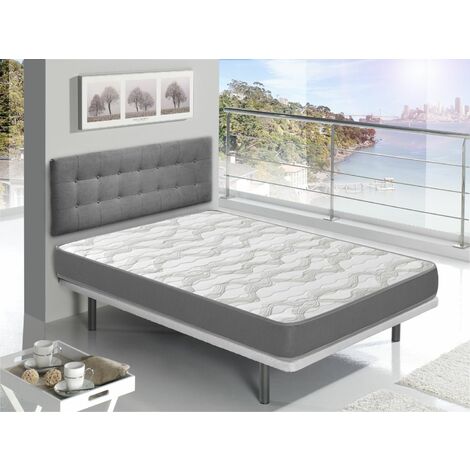 DORMALIT 90X180 NIRVANA Hohe 14 CM H2 + 1 Memory Foam Kopfkissen + 1 Matratzenschoner