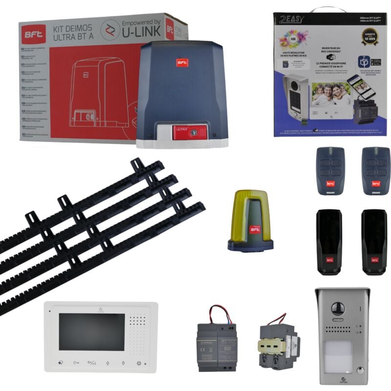 Pack kit deimos bt ultra A400 de BFT et vidéophone mini zen BFT