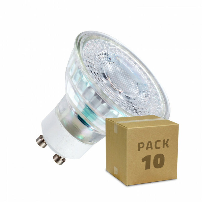 

Pack Lámparas LED GU10 SMD Cristal 38º 5W (10 un) Blanco Neutro 4000K - Blanco Neutro 4000K