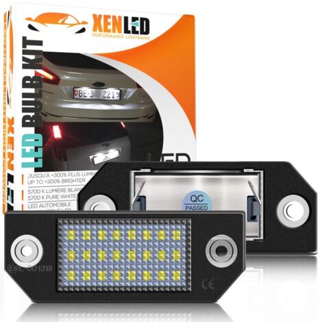 Pack LED plaque arrière FORD FOCUS MK2 & C-MAX 1 - BLANC 6000K