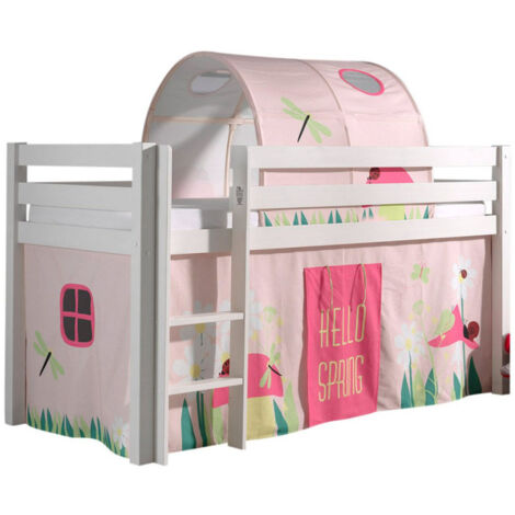 Pack - Lit Enfant, Tente & Tunnel "Pino Spring" Blanc