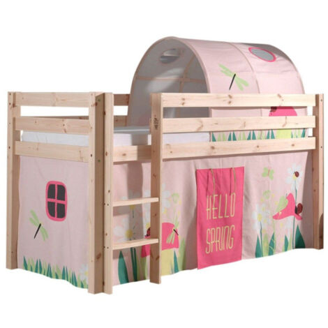 Pack - Lit Enfant, Tente & Tunnel "Pino Spring" Naturel