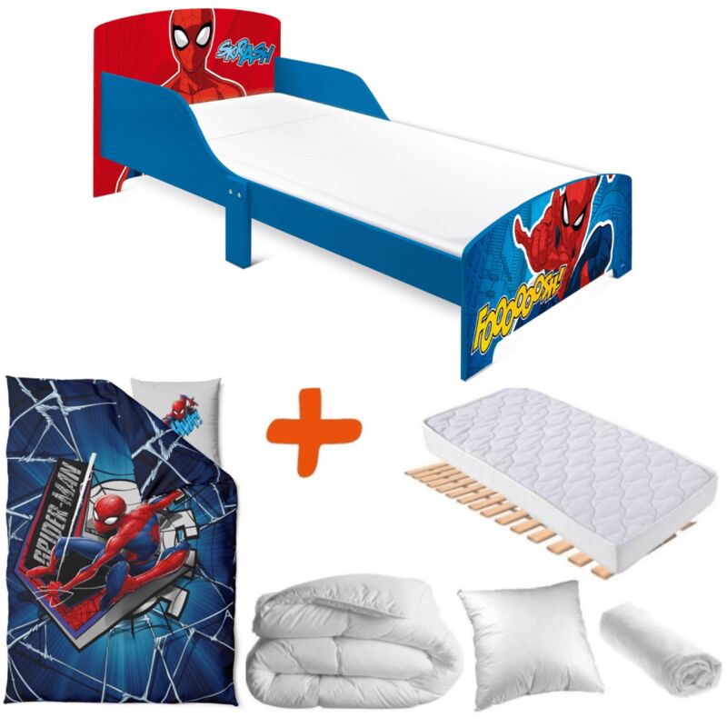 Pack Lit Spiderman Skrash Foooooosh 140x70 cm